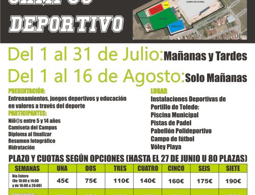 Campamento Multideporte Portillo de Toledo (Verano 2019)